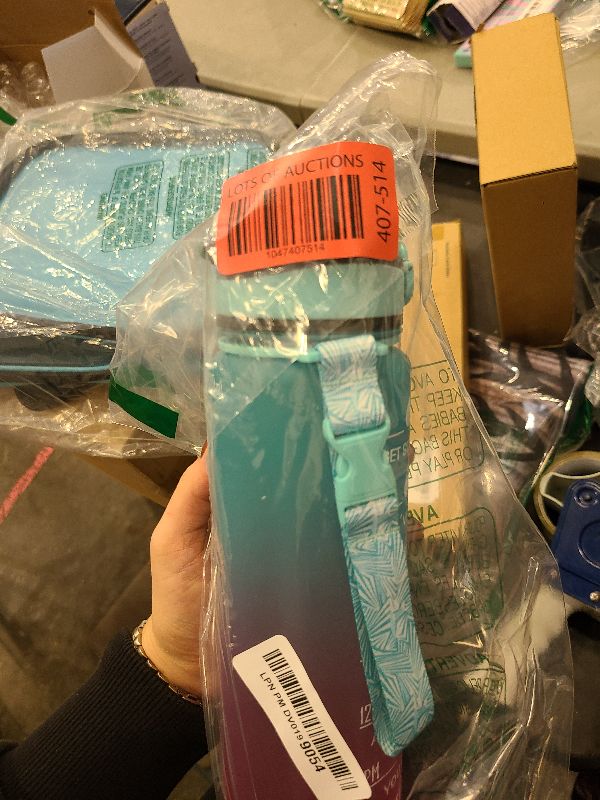 Photo 1 of Enerbone 32 oz Drinking Water Bottle with Times to Drink and Straw, Motivational with Carrying Strap, Leakproof BPA & Toxic Free, Ensure You Drink Enough Water for Fitness Gym Outdoor