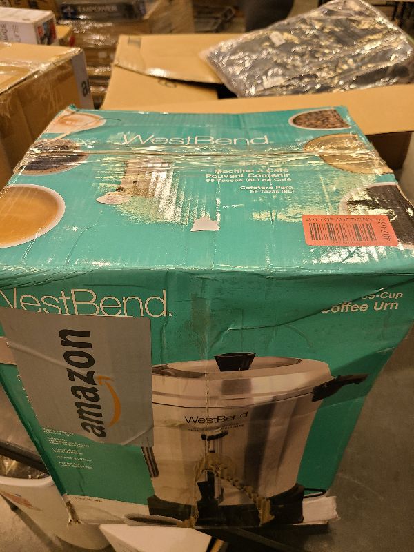 Photo 1 of West Bend 13500 Commercial Coffee Urn 55 Cup