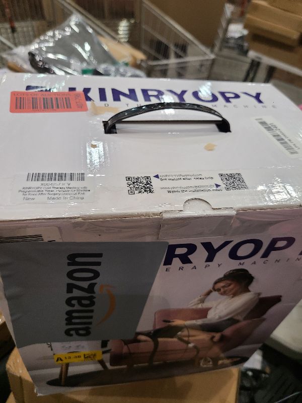 Photo 1 of Cold Therapy Machine with Programmable Timer, Portable Ice Machine for Knee After Surgery, Knee Replacement Recovery System, Cryotherapy Pain Relief w/Compression Pad for,Shoulder, Hip and Ankle
