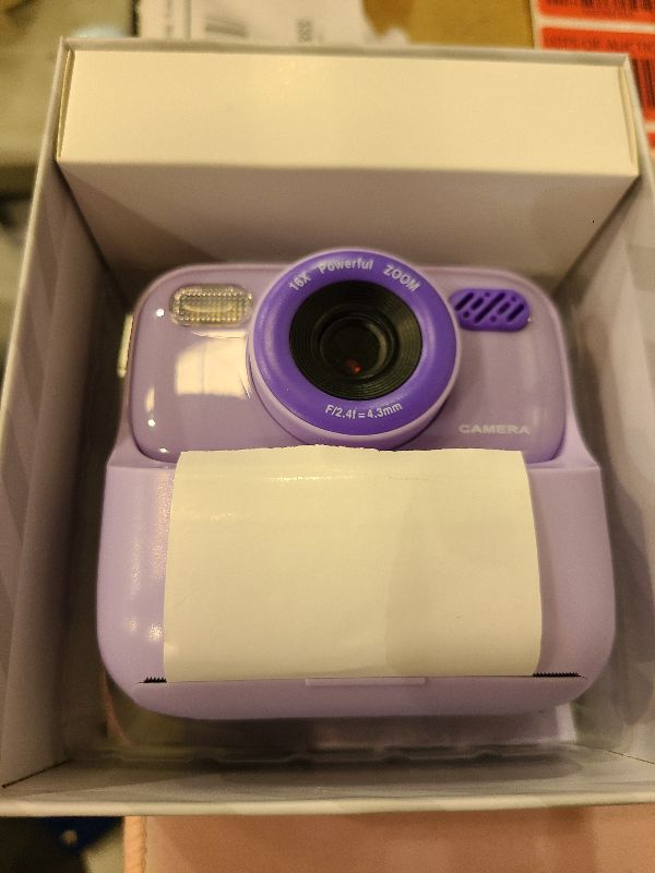 Photo 1 of Upgrade Kids Camera Instant Print for Boys and Girls, 1080P HD Dual-Lens Selfie Digital Camera with Print Paper & 32G Card, Christmas Birthday Gifts Toys for Toddler and Teenagers Age 3-16 Years Old