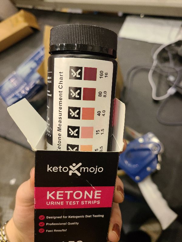 Photo 1 of 150 Ketone Test Strips with Free Keto Guide eBook & Free APP. Urine Test for Ketosis on Ketogenic & Low-Carb Diets. Extra-Long Strips.