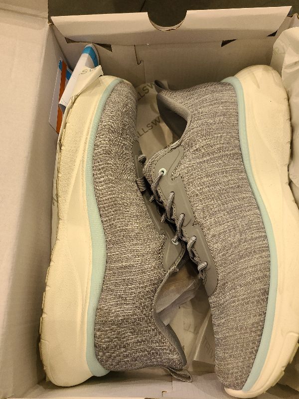 Photo 1 of ALLSWIFIT Women's Slip on Walking Shoes Tennis Lightweight Gym Sneakers ActiveFlow Workout Breathable Hands-Free Cross Trainer Comfortable Fashion Sneakers,Size 11,Grey,SARR029W