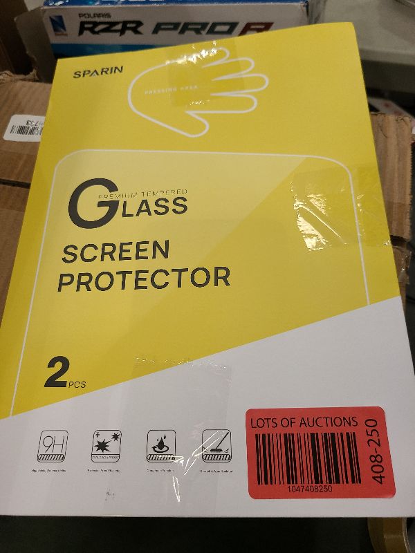 Photo 1 of SPARIN Screen Protector for iPad A16 11 inch 11th/10th Generation 10.9 Inch (2025/2022), Tempered Glass with Auto Application Tray for iPad 11/10 Gen, Easy Installation, Case Friendly, 2 Pack