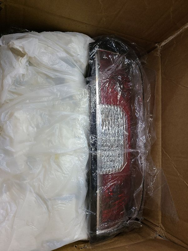 Photo 1 of CLERYYE Tail Light Assembly Compatible with GMC Canyon 2015-2022 (Terrain,Denali,Base,SL,SLE,SLT), Halogen Rear Lamps for 84328813 84328812, Red+Clear Lens W/Bulbs, Left and Right Side,Pair