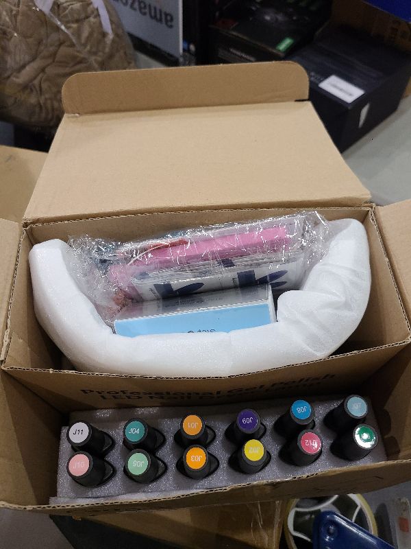 Photo 1 of 27 Colors Nail Polish Kit with U V Light, U V LED Nail Dryer Lamp Curing Gel Nail Polish Set Popular Gel Polish Set DIY at Home, Nail Manicure Tools