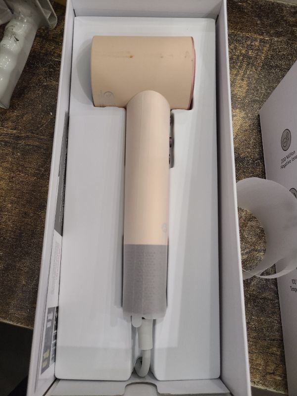 Photo 1 of Slopehill Hair Dryer - 110,000 RPM High-Velocity Fast Drying + Low Noise + Lightweight + Intelligent Temperature Control Hair Care for Home, Salon and Travel (Pink)