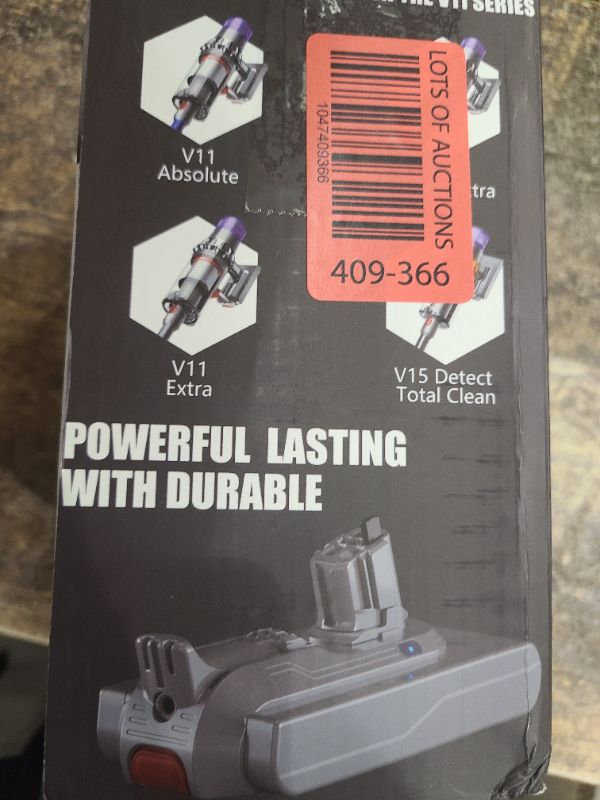 Photo 1 of EGR 7000mAh V11 Battery Replacement Compatible with Dyson V15 Battery Button Click in Installation Style Battery V11 V15 SV15 SV16 SV22 970425-01 Vacuum Cleaner (Not Fit for Fixing Styles with Screws)