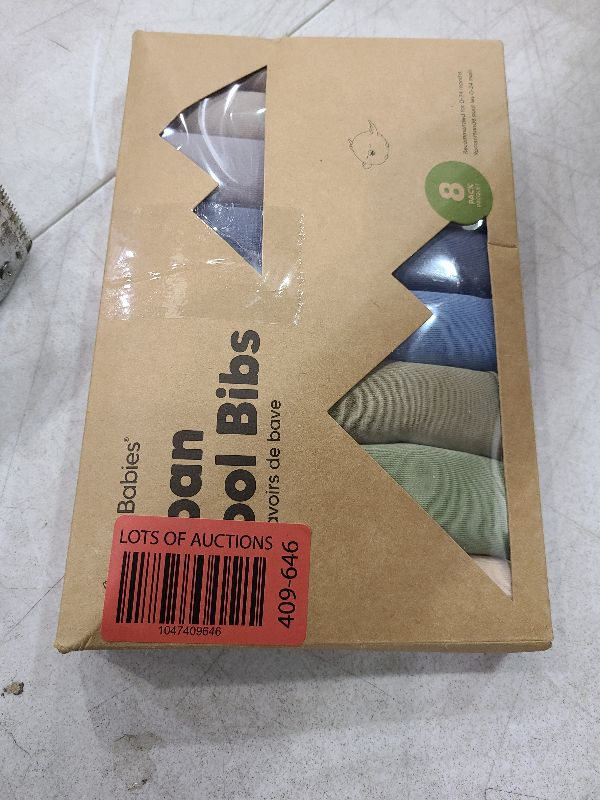 Photo 1 of 8-Pack Organic Baby Bibs for Boys, Girls - Soft Cotton Drooling and Teething Bibs for Baby Girl & Boy, Extra Absorbent, Easy To Clean & Put On for Toddler, Newborn, Infant 0-24 Months (Icelandic)
