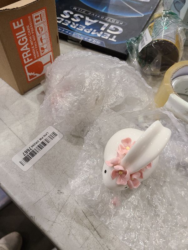 Photo 1 of 2 Pcs Ceramic Bunny Toilet Floor Bolt Caps,Cute Animal Toilet Screw Caps Decorative,Toilet Bolt Figurine,Toilet Bowl Cap Covers,Decorative Bathroom Toilet Bolt Easy Installation (Bunny-02pink)