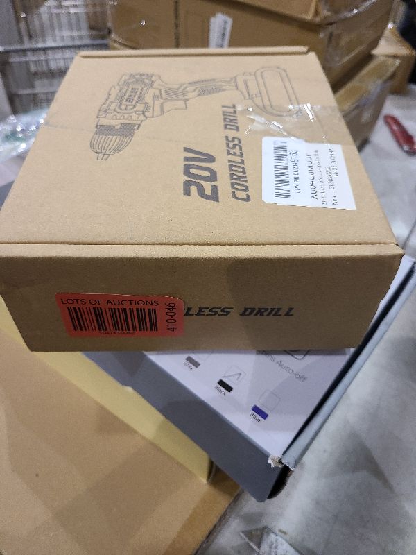 Photo 1 of 20v Drill Driver Set,Cordless Drill with Battery and Charger,LED Tools Kit,25+1 Torque Setting and 43pcs Bits