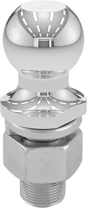 Photo 1 of 40090 Chrome Trailer Hitch Ball, 10,000 lbs, 2-Inch Diameter, 1-1/4 x 2-5/8-Inch Shank