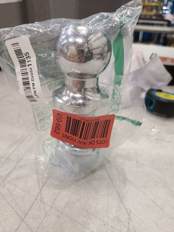 Photo 1 of 40090 Chrome Trailer Hitch Ball, 10,000 lbs, 2-Inch Diameter, 1-1/4 x 2-5/8-Inch Shank