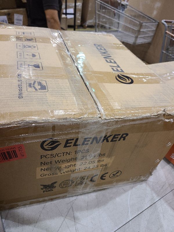 Photo 1 of ELENKER Steerable Knee Walker Deluxe Medical Scooter for Foot Injuries Compact Crutches Alternative Light Sliver