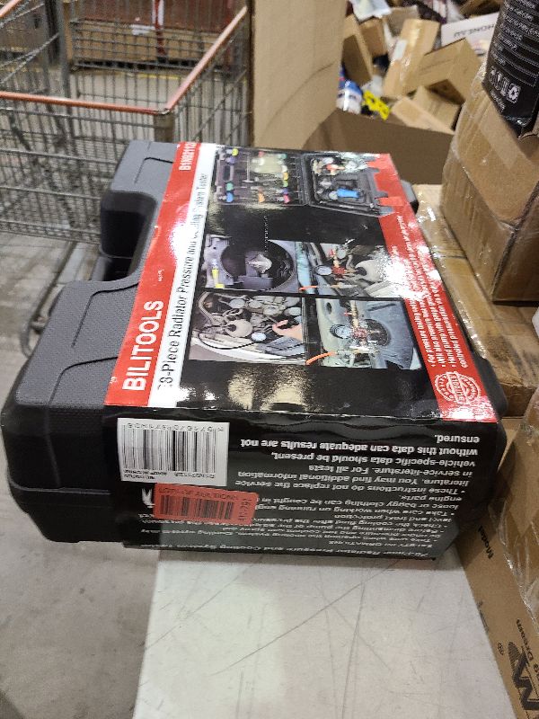 Photo 1 of BILITOOLS Radiator Coolant Pressure Tester & Vacuum Refill Kit, 28-Piece Universal Cooling System Radiator Leak Tester & Refiller