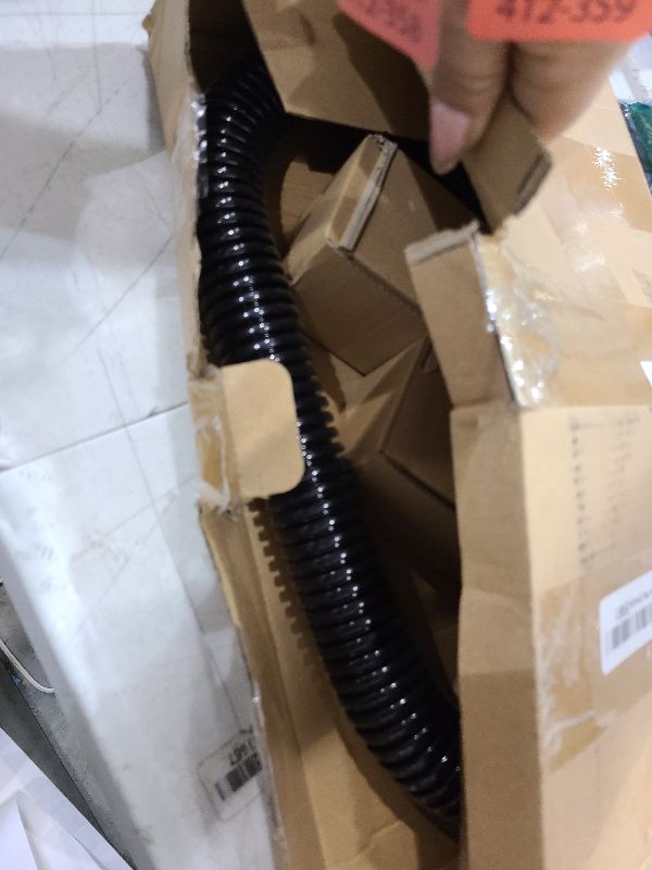 Photo 1 of 48" Black Stainless Steel Radiator Flexible Coolant Hose Kit With Caps Universal