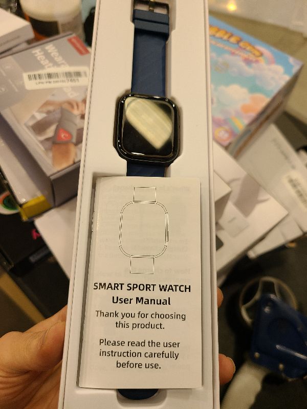 Photo 1 of FITVII Health & Fitness Tracker (Answer/Make Calls), Smart Watch with 24/7 Heart Rate and Blood Pressure, Sleep Tracking, Blood Oxygen Monitor, 120+ Sport Mode Activity Tracker for Women Men