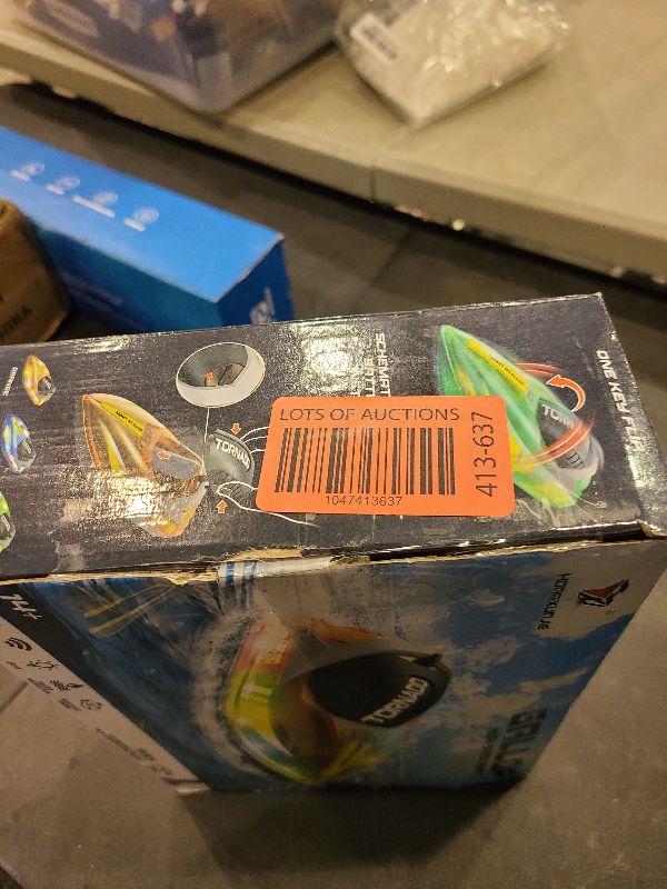 Photo 1 of RANFLY Remote Control Boats for 8-12, 15+ MPH Fast RC Boat with LED Lights, 2.4G RC Electric Speed Boats Pool and Lakes Toys for Kids