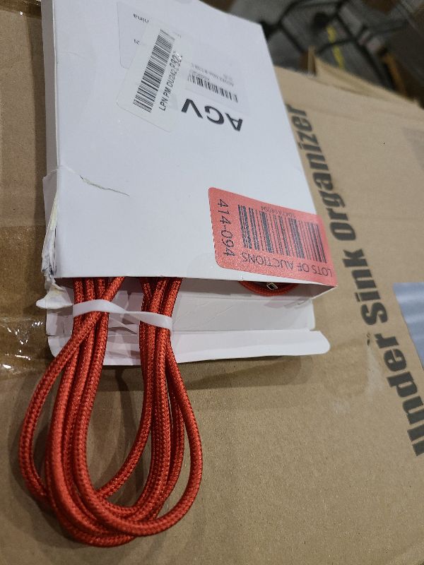 Photo 1 of AGVEE 2 Pack 6.6ft Mini USB Cable, Braided Durable USB-A to Mini-B Charger Charging Cord for TI-84, Garmin GPS, Go-Pro Hero 4 3 2 HD, PS3 Controller, Canon Camera, Blue Yeti Microphone, Red