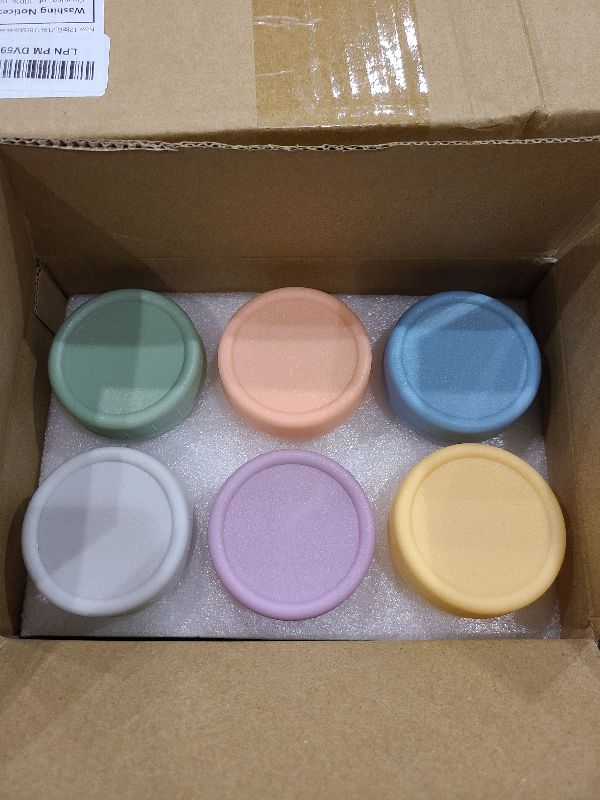 Photo 1 of 6 Pack Salad Dressing Container To Go, 1.7oz Small Glass Dressing Containers with Lids,Glass Condiment Containers for Lunch Box, Dipping Sauce Containers for Food, Salad Jars with Lids Meal Prep