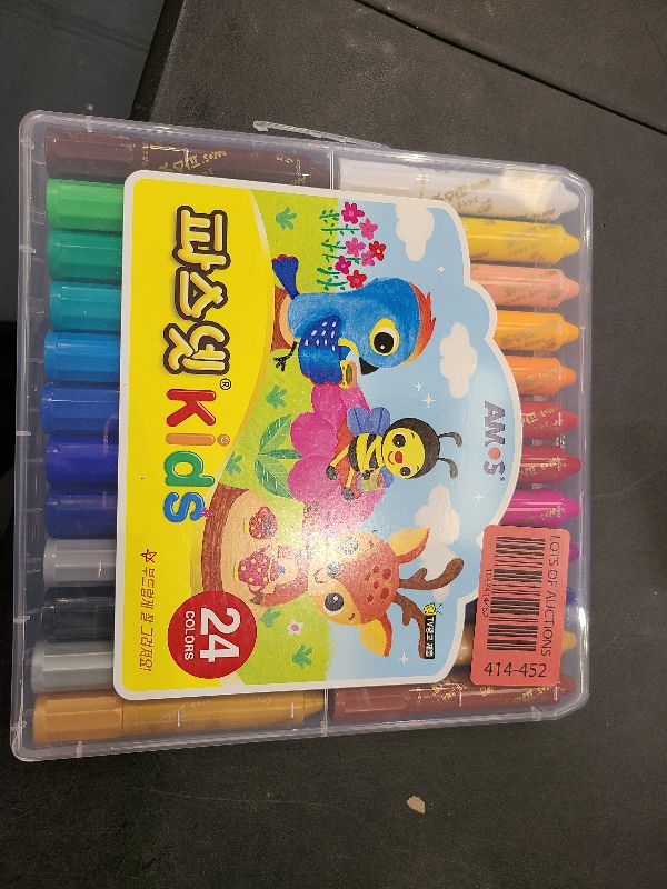 Photo 1 of Amos Premium Non-toxic Silky Crayon Pasnet 24 Colors