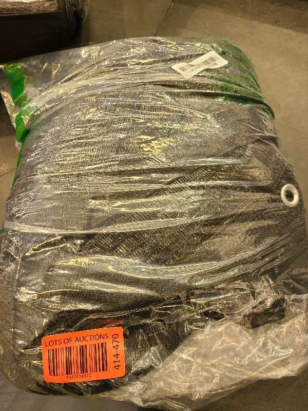 Photo 1 of [WindscreenSupplyCo] 55% 6.5 x 10 FT Shade Cloth Sun Shade Net with Grommets Sunblock Mesh Tarp for Garden Plants Cover Greenhouse and Patio