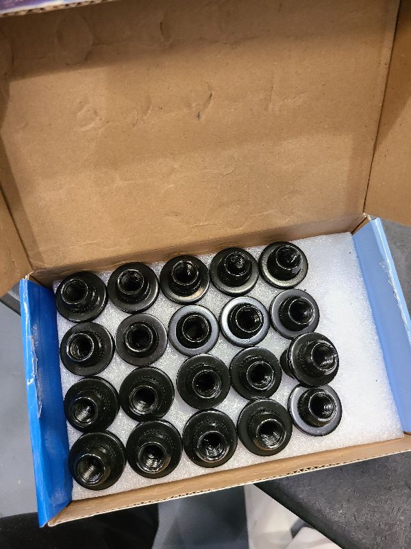 Photo 1 of 14x1.5mm OEM Style Factory Lug Nuts Set of 20, 7/8 22mm Hex Mag Washer Lug Nuts 1.80 Inch Compatible with Sequoia Landcruiser Tundra Lexus LX Black