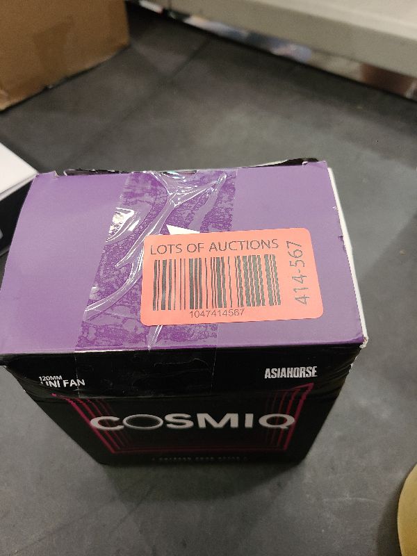 Photo 1 of AsiaHorse COSMIQ 120mm PC RGB Computer Case Fans, 5V 3-PIN Connector Daisy Chain PWM Cooling With Controller for Cases CPU Liquid Coolers