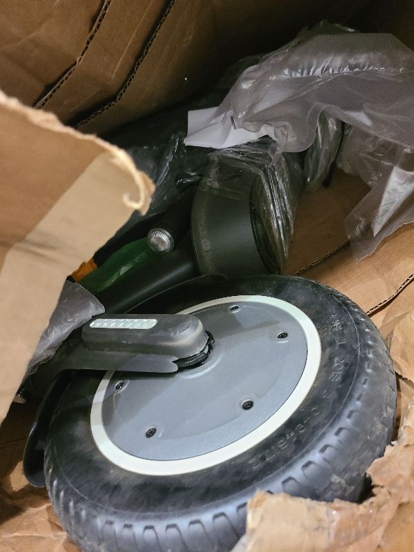 Photo 1 of 5TH WHEEL V30PRO Electric Scooter, 10" Solid Tires, 350W Motor & 18 MPH, 19.9 Miles Range E-Scooter with E-Lock, Dual Brakes and Suspension, Foldable Adults Commuter Scooter with Turn Signals and APP