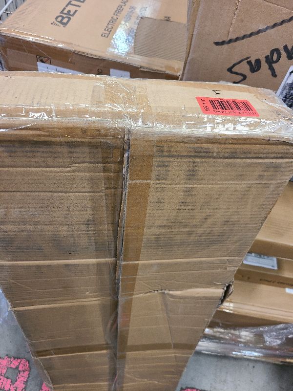 Photo 1 of 4 Packs Of Vinyl Shutters for Windows Outside,14.5" X 47",Black,Easy Installation,No Drilling Required,Paintable,Screws Included,Board and Batten Exterior Louver Window Shutters,Black Shutters