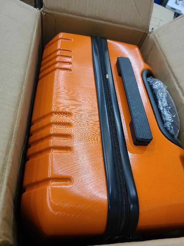 Photo 1 of Coolife Luggage Suitcase PC+ABS with TSA Lock Spinner Carry on Hardshell Lightweight 28in(orange
