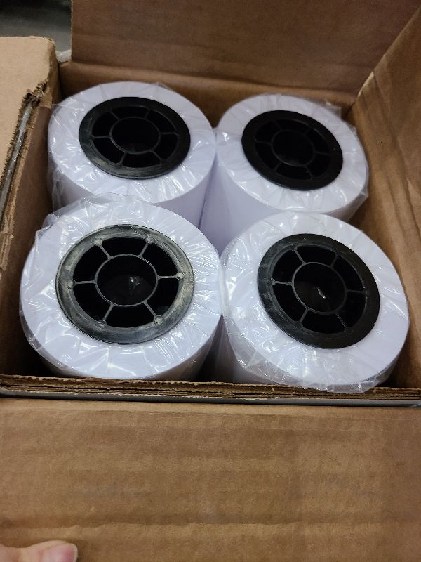 Photo 1 of Alliance CAD Paper Rolls 24” x 150' 92 Bright 20lb - 4 Rolls Per Carton - Ink Jet Bond Rolls with 2" Core