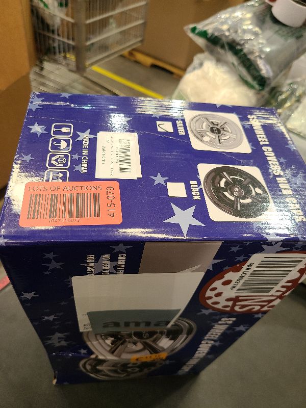 Photo 1 of NOKINS Golf Cart Hubcaps 8 Inch Set of 4, Club Car/Ezgo/Yamaha Tires Wheel Covers,Chrome Accessory & Accessories