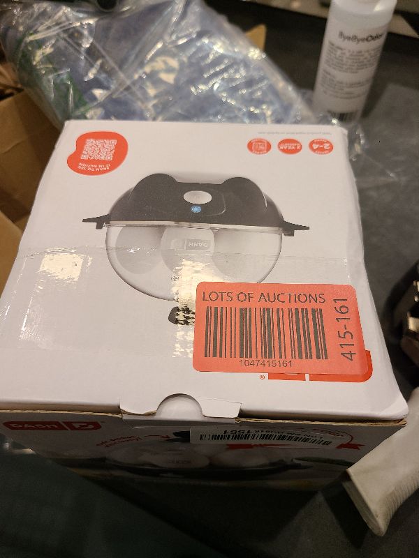Photo 1 of DASH Rapid Egg Cooker: 6 Egg Capacity Electric Egg Cooker for Hard Boiled Eggs, Poached Eggs, Scrambled Eggs, or Omelets with Auto Shut Off Feature - Black