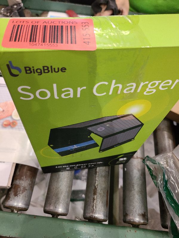 Photo 1 of [Upgraded] BigBlue 3 USB Ports 28W Solar Charger(5V/4.8A Max), Portable Foldable Solar Panel for Camping, IP44 Waterproof, Compatible with iPhone 11/XS/XS Max/XR/X/8/7, iPad, Samsung Galaxy LG etc.