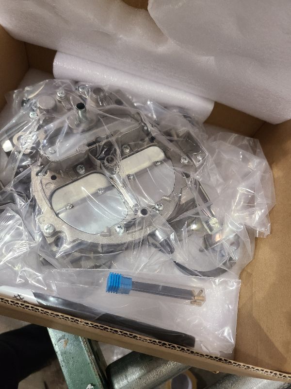 Photo 1 of 4 Barrel Carburetor for 1904R 1906R Rochester Quadrajet 4MV Carb for GM Chevy Cadillac 1980-1989 with 305-350c.i Engine 750 CFM Vacuum Secondary Electric Choke Carb W/Gaskets Plugs jets