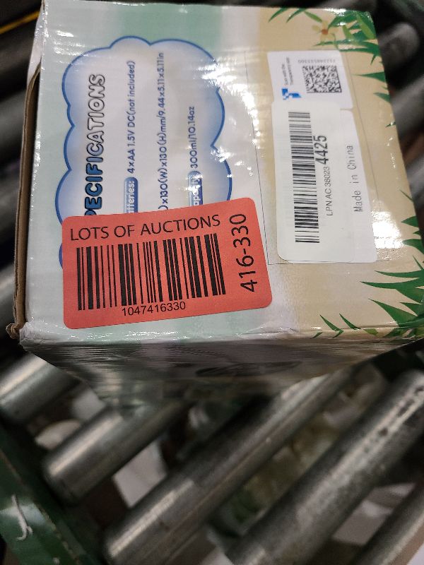 Photo 1 of Bubble Machine, Automatic 18000+ Per Minute Big Bubbles Blower Maker for Kids Toddlers with 2 Speeds,6 Wands,Operated by Plugin or Batteries for Outdoor/Indoor Birthday Parties,Wedding (White)