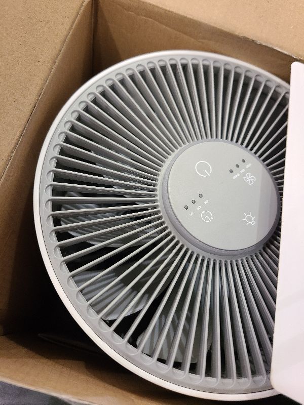 Photo 1 of Afloia Air Purifiers for Home Large Room Up to 1076 Ft², 3-Stage Filter Air Purifiers for Bedroom 22 dB, Air Purifiers for Pets Dust Dander Mold Pollen Odor Smoke, Kilo white 7 Colors Light