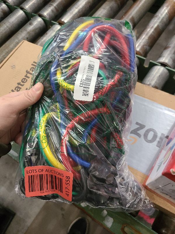 Photo 1 of 60-Piece Bungee Cords Assorted Sizes - 10" 18" 24" 32" 40" Bungee Cords with Hooks, Heavy Duty Outdoor, Large Medium Small Mini Elastic Canopy Tarp Bungee Ball Ties Tarp Clips Organizer