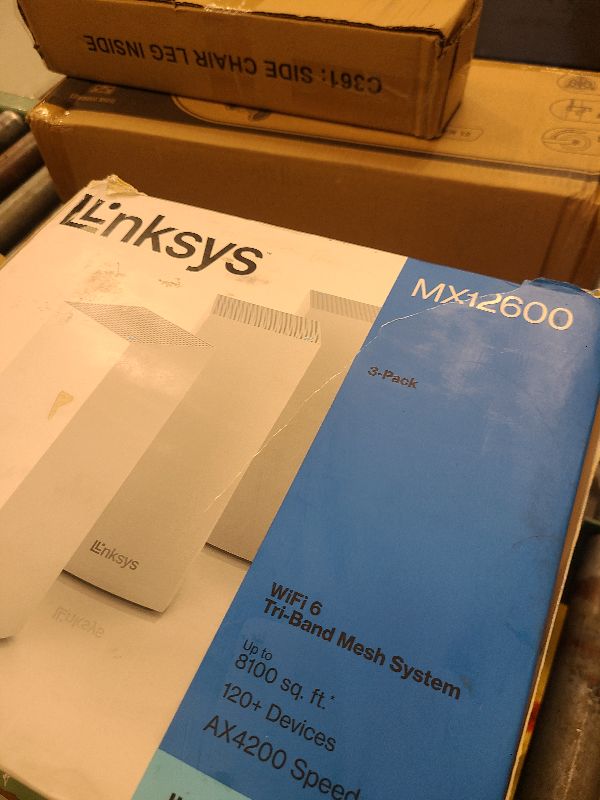 Photo 1 of 3 Linksys Mesh WiFi 6 Velop T- mx4200 routers