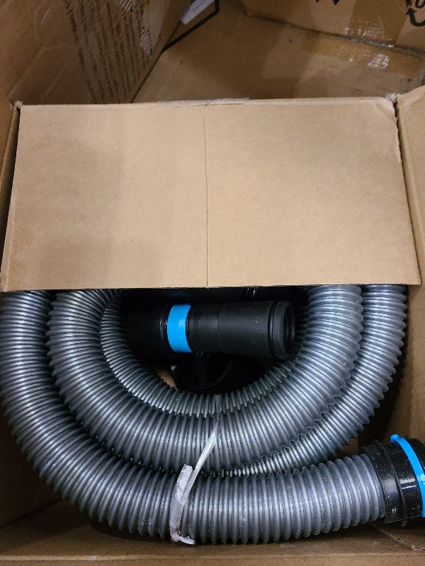 Photo 1 of 1-1/4 Inch x 22 Feet Vacumn Hose Adapter Kit for Home and Shop Vacuum System, Expanded Power Tool and Sander Dust Collection Hose Kit, Quickly Switch Tools, Fits Multi-Brands