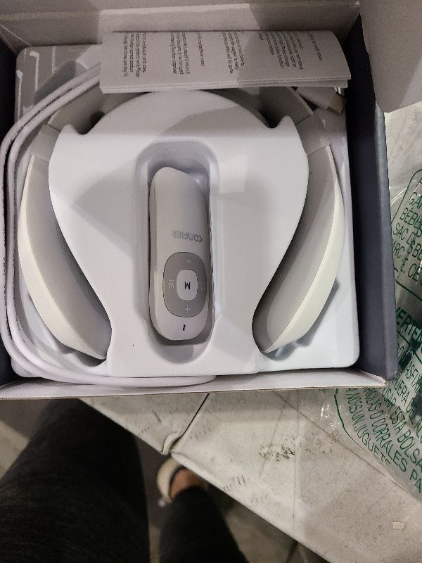 Photo 1 of COMFIER Portable Heated Neck Massager, FSA EMS Intelligent Electric Neck Massager with Heat and 3D Electrode Pads for Women Men