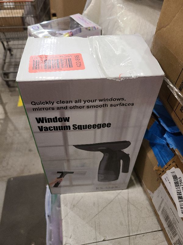 Photo 1 of ?Window Vacuum Squeegee Cordless, Window Vac with Detachable Water Tank and Strong Suction, Electric Window Cleaning Tool for Shower Wall, Glass, Mirror, Countertop, Tiles, Car Windshield