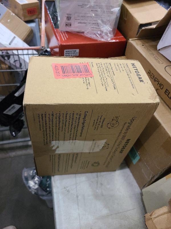 Photo 1 of NETGEAR 4-Stream WiFi 6 Router (R6700AX) – Security Features, AX1800 Wireless Speed (Up to 1.8 Gbps), Covers up to 1,500 sq. ft., 20 devices