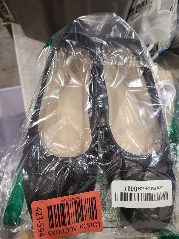 Photo 1 of AFEETSING Women's Round Toe Ballet Flats Comfortable Bow Dressy Flats Shoes for Women (A-black2, Numeric_7)