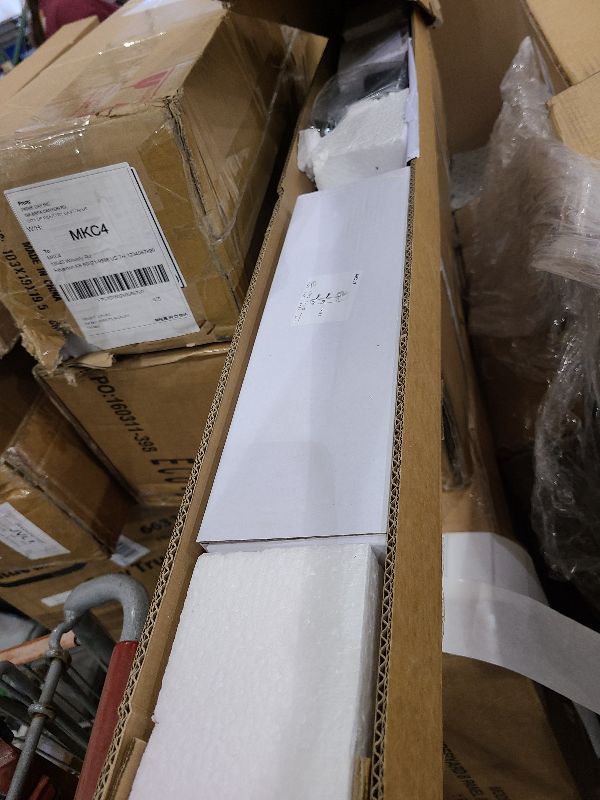 Photo 1 of SKYSEN 6.6FT Sliding barn Door Hardware kit, Barn Door Track, 1/4” Thick Material- 4FT-13FT Available - Smooth and Quiet- Easy to Install- Black (J Shape-6.6ft-s)