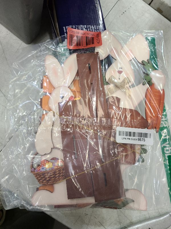 Photo 1 of 3Pcs Easter Wooden Table Sign Easter Bunny Decorations for Home Egg Hunt Tabletop Centerpiece Easter Eggs Carrot Rustic Farmhouse Decor