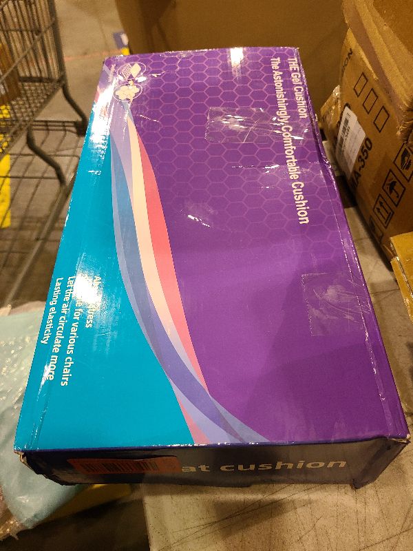 Photo 1 of Gel Seat Cushion, Cooling seat Cushion (Super Large & Thick), Breathable Honeycomb Design Absorbs Pressure Points Seat Cushion, Gel Cushion for Office Chair, Home Car seat Cushion for Wheelchair