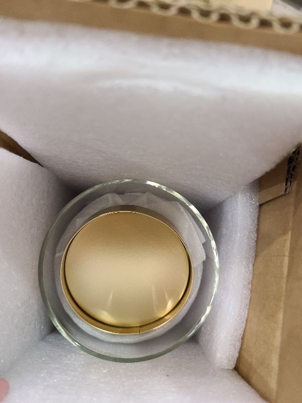 Photo 1 of Hewory Hurricane Candle Holder for Pillar Candles: Gold Votive Candle Holders Set of 3, Glass Hurricane with Metal Candle Plate, Pillar Candle Holder for Table Centerpiece Wedding Holiday Home Decor
