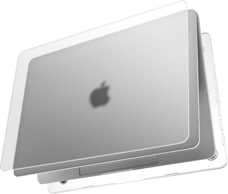 Photo 1 of Seorsok Compatible with MacBook Air 13.6 inch Case 2022 2024 A2681 M2&A3113 M3 Touch ID,[100% Match Official Color] [Ultra Thin Armor] Protective Hard Shell Case with Keyboard Cover,Matte Clear