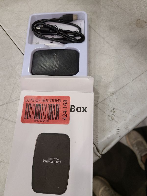 Photo 1 of 4 in 1 Wireless Carplay & Android Auto Wireless Adapter, Wireless CarPlay Ai Box Streaming Video Fits Netflix/YouTube/TF Card, CarPlay Wireless Adapter for OEM Wired CarPlay Cars MTAKYA Multi Charging